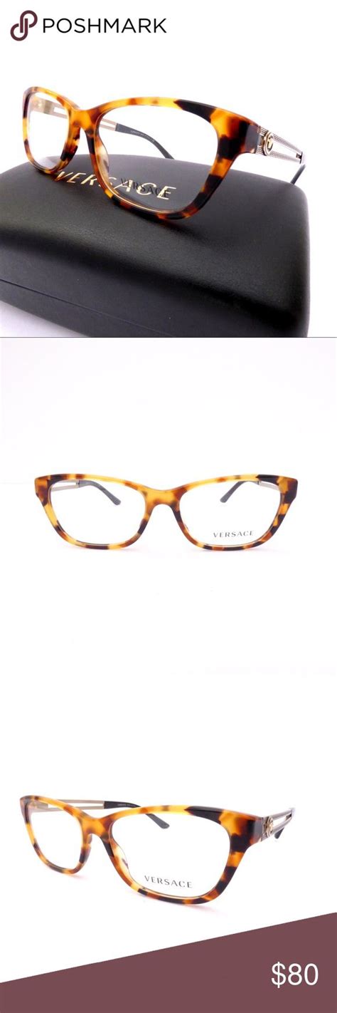 versace tortoise shell eyeglasses